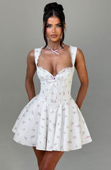 Mini Dress - Floral Print