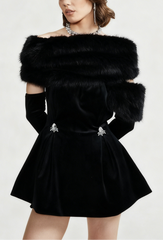 Wivika Fur Dress