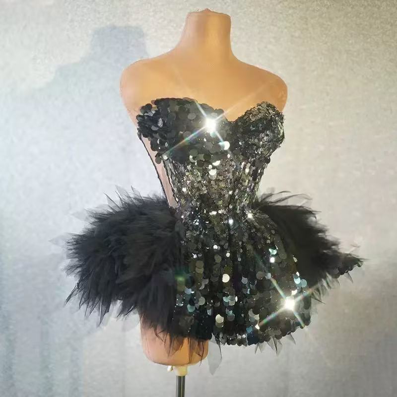 Corset Trimmed Skirt Set