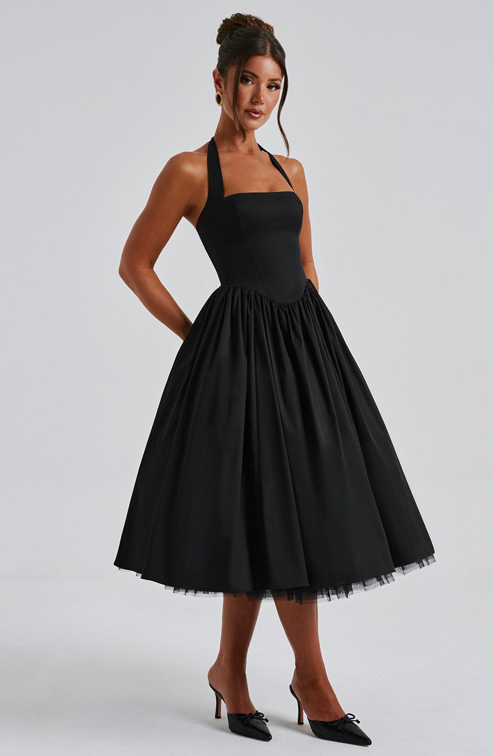 Midi Dress - Black