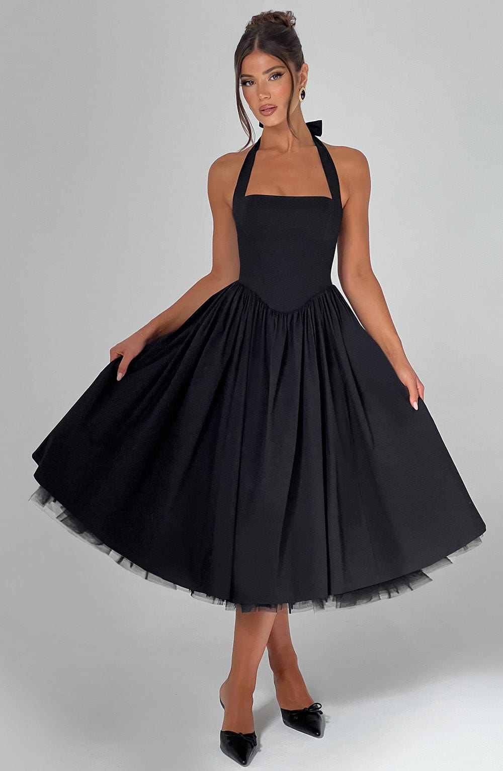 Midi Dress - Black