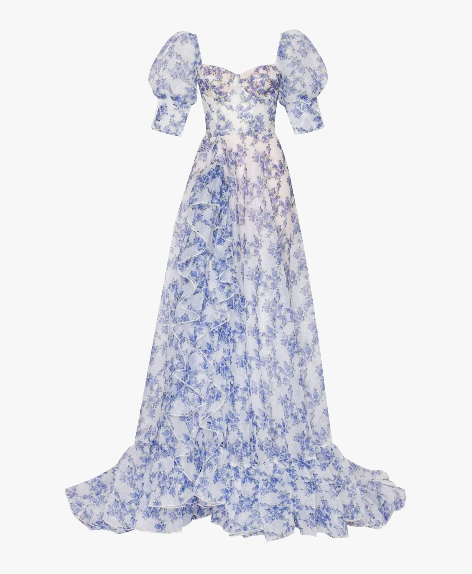 Blue maxi princess dress