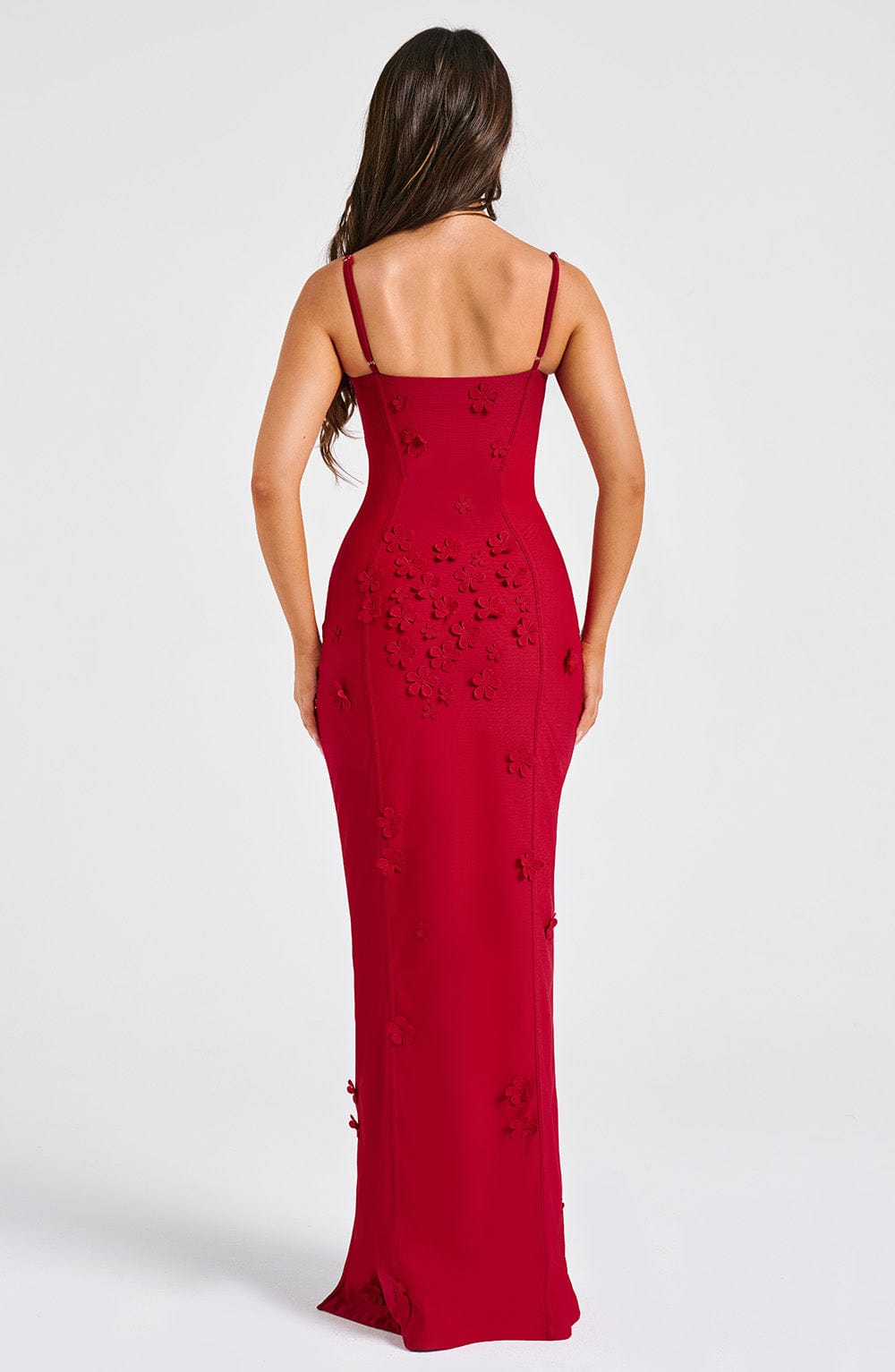 Maxi Dress - Red Lined