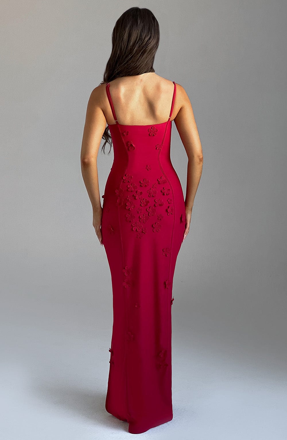 Maxi Dress - Red Lined