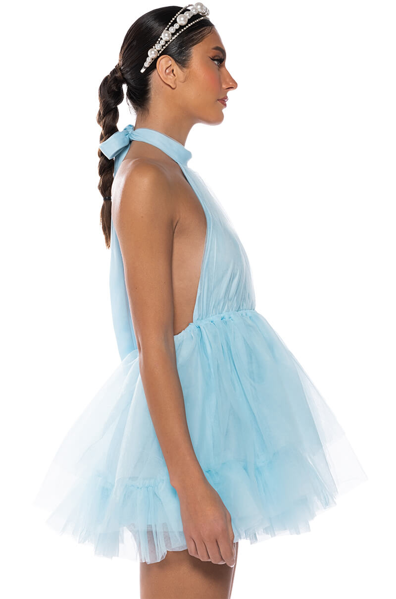 Darling Diva Tulle Hlater Mini Dress