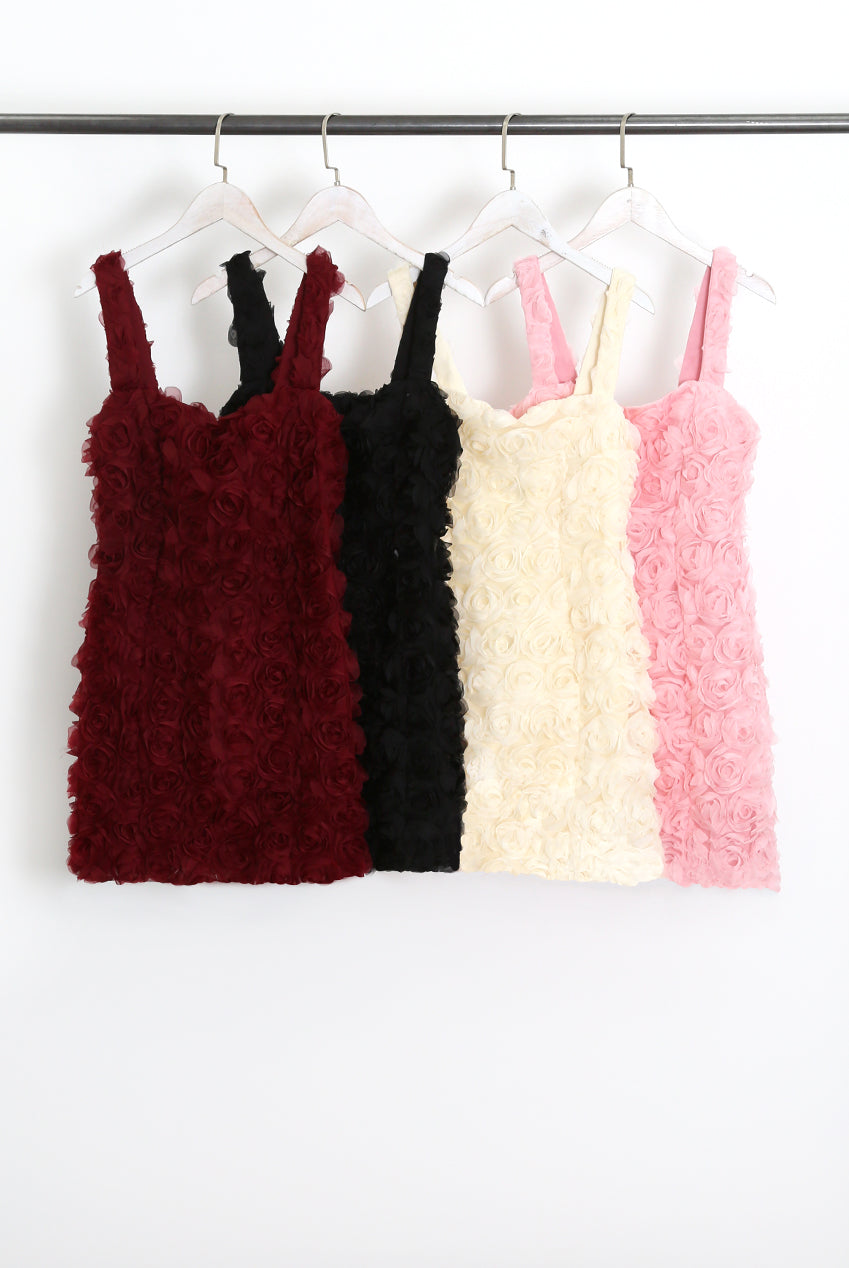 Floral Square Neck Mini Dress