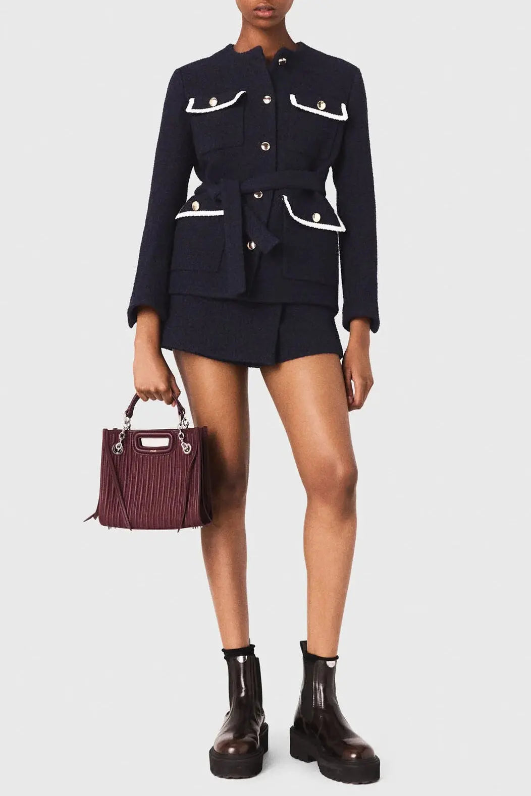 Navy Blue 4-Pocket Jacket