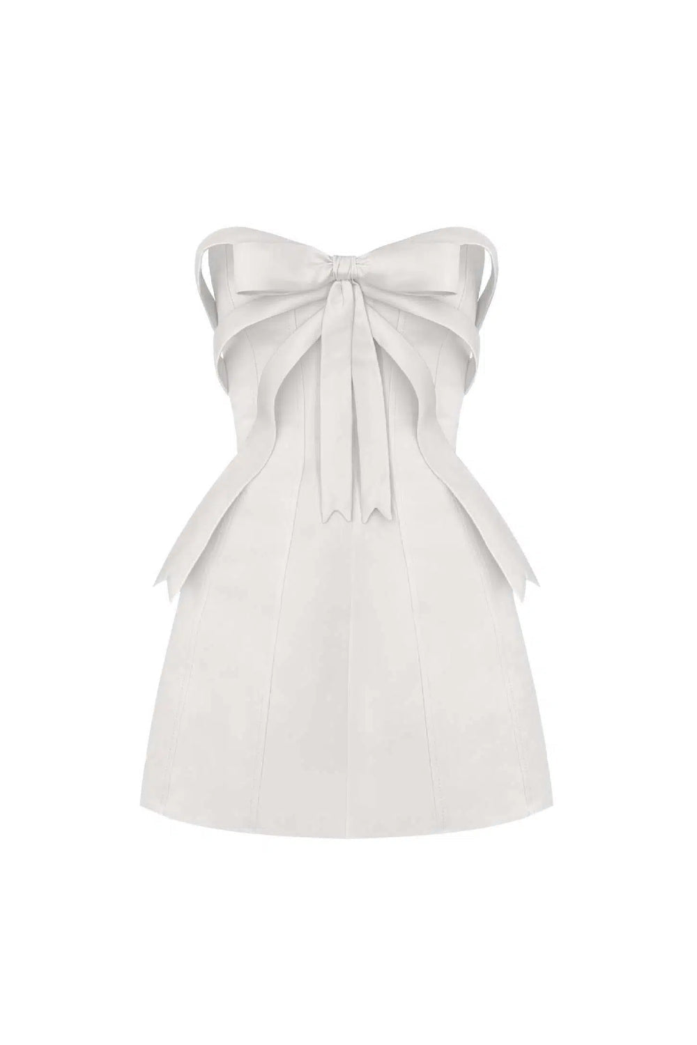 White Embellished Mini Dress