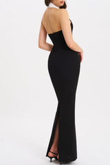 Halter Maxi Bandage Dress