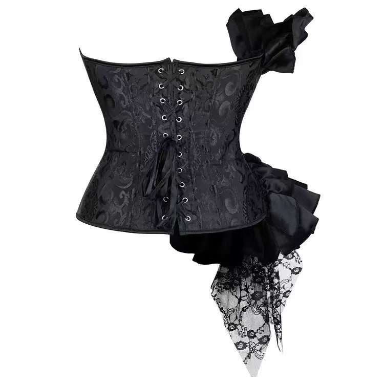 Retro Satin Corset Top