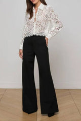 White 'Agence Anita Lace BlouSequin Top