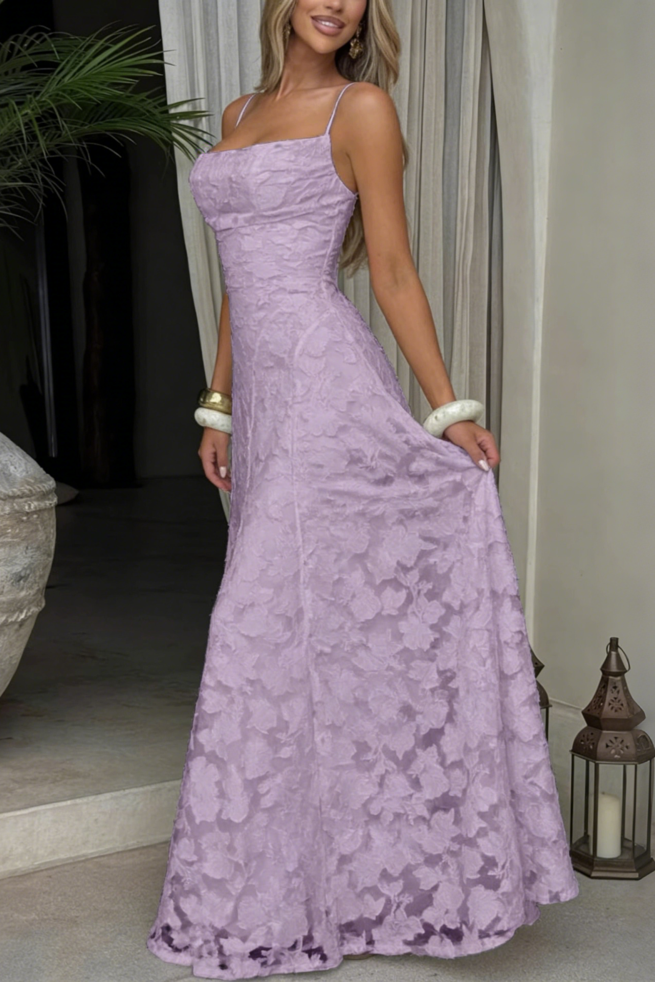 Maxi Dress-Purple