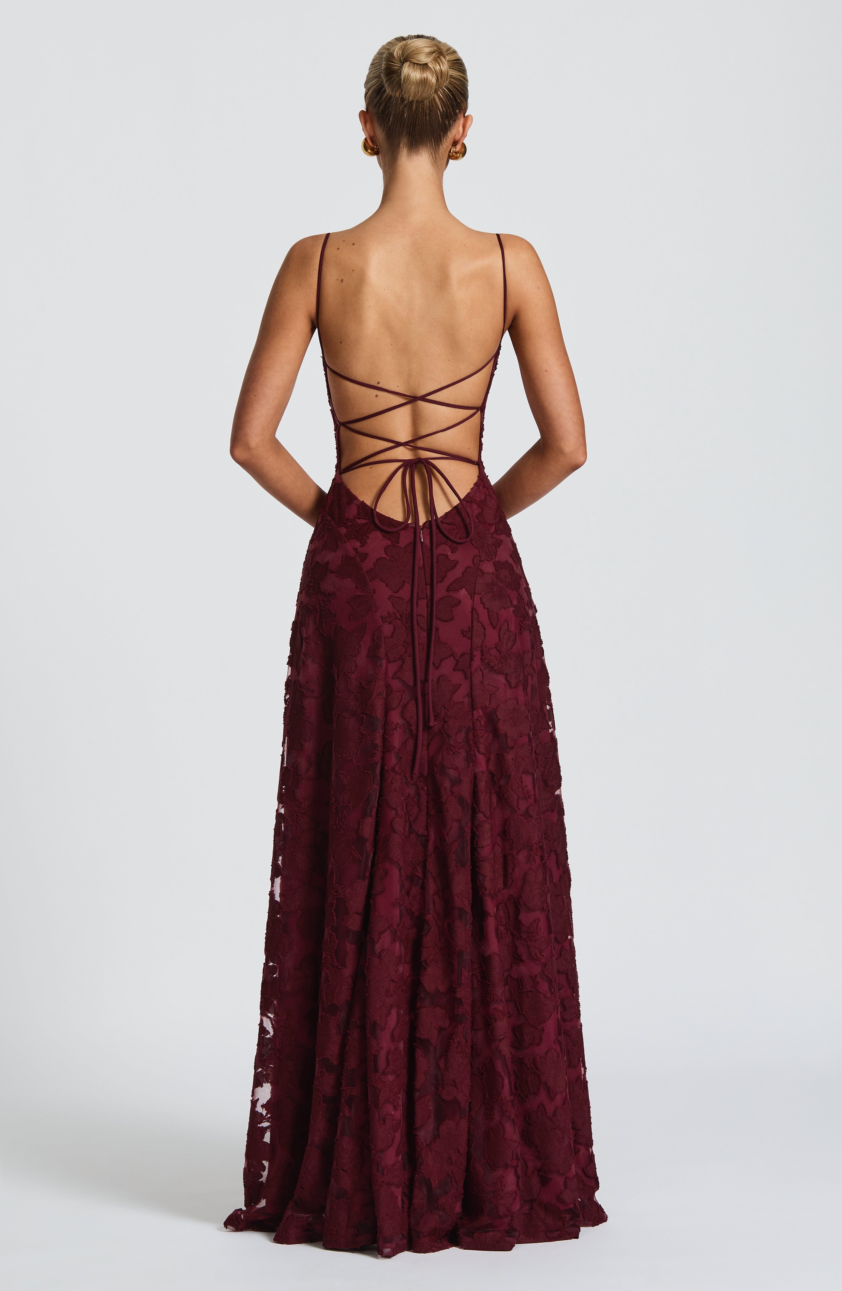 Maxi Dress - Cherry Lacquer