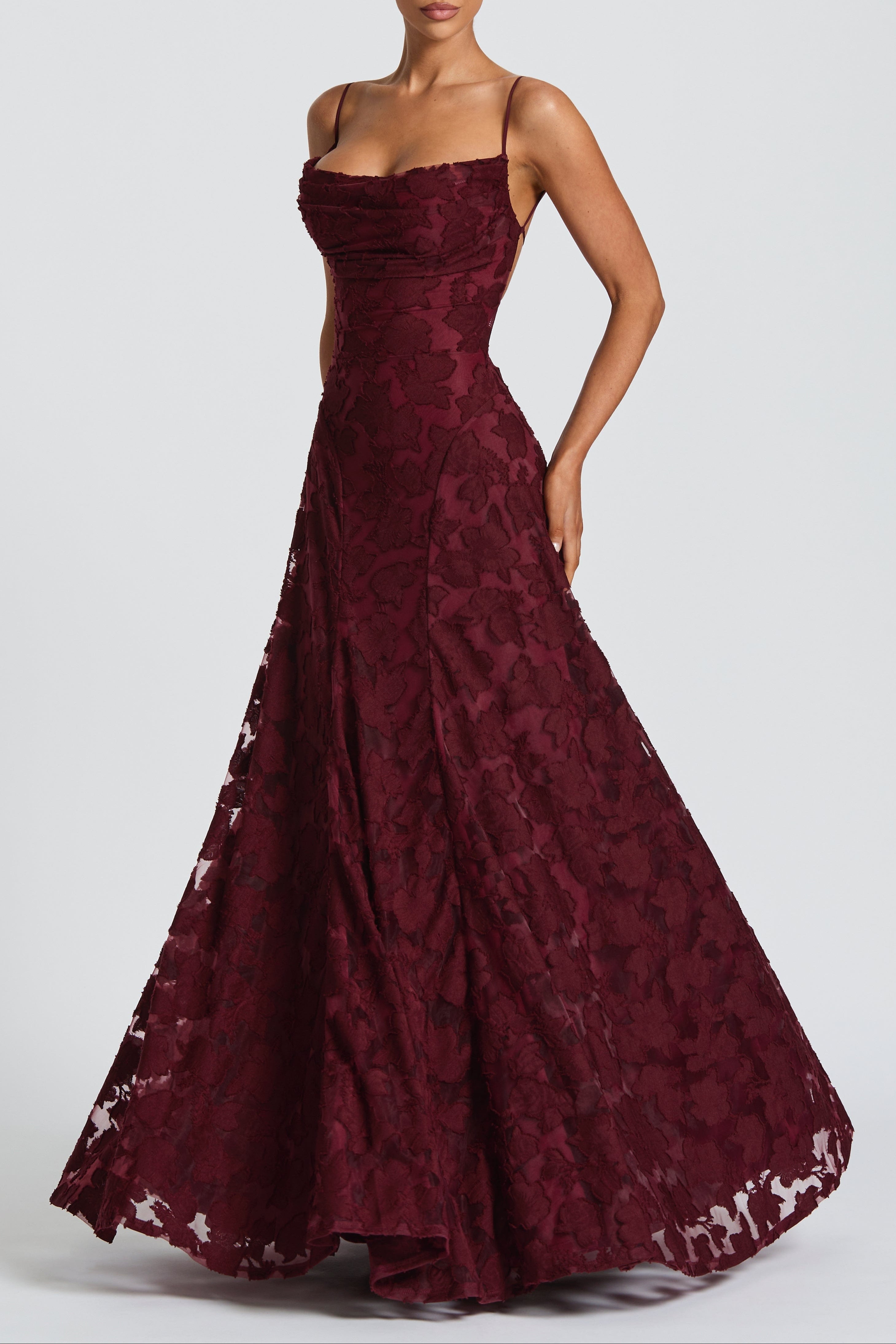 Maxi Dress - Cherry Lacquer