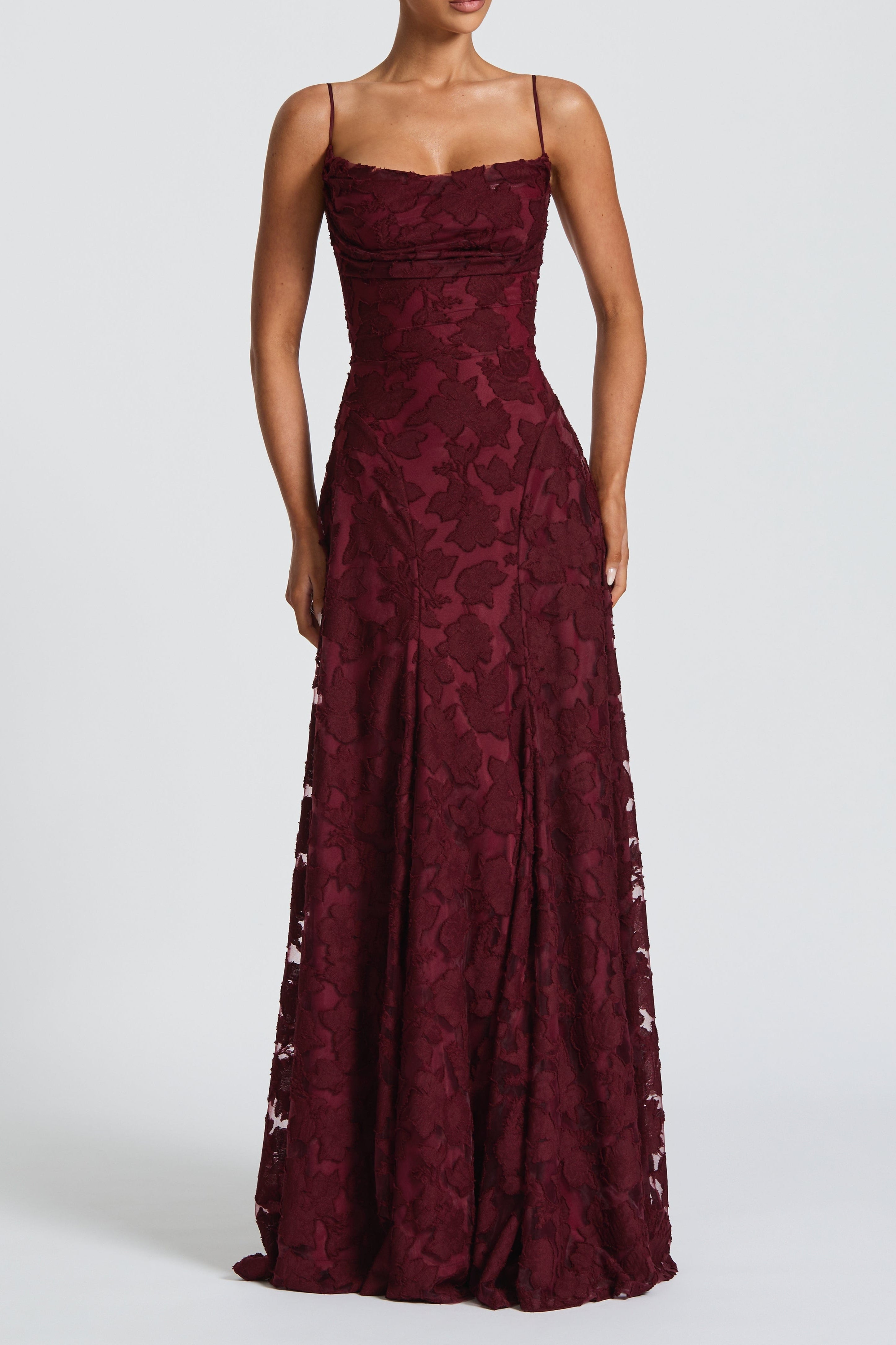 Maxi Dress - Cherry Lacquer