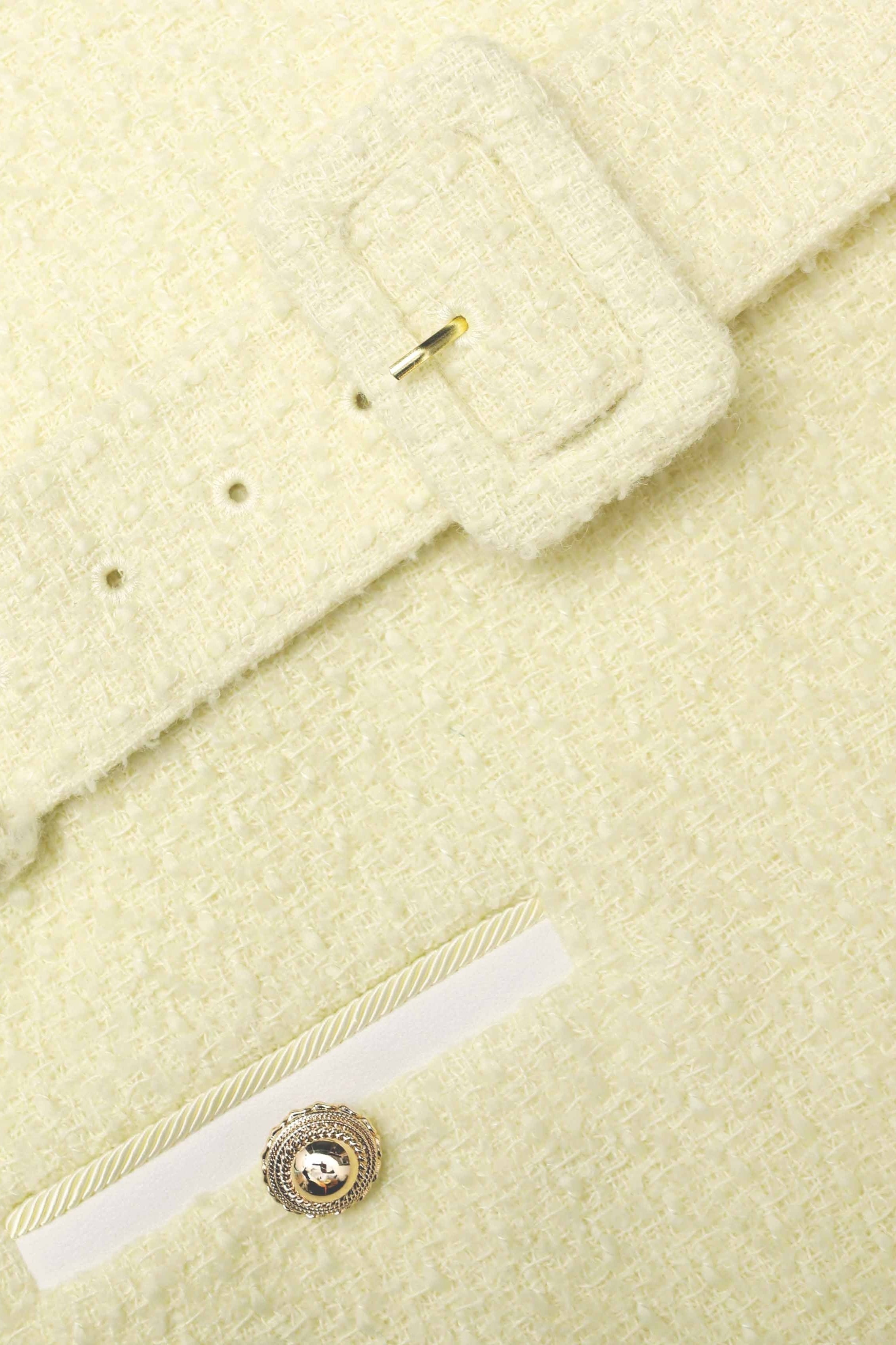 Low-RiSequin Pants Set in Yellow