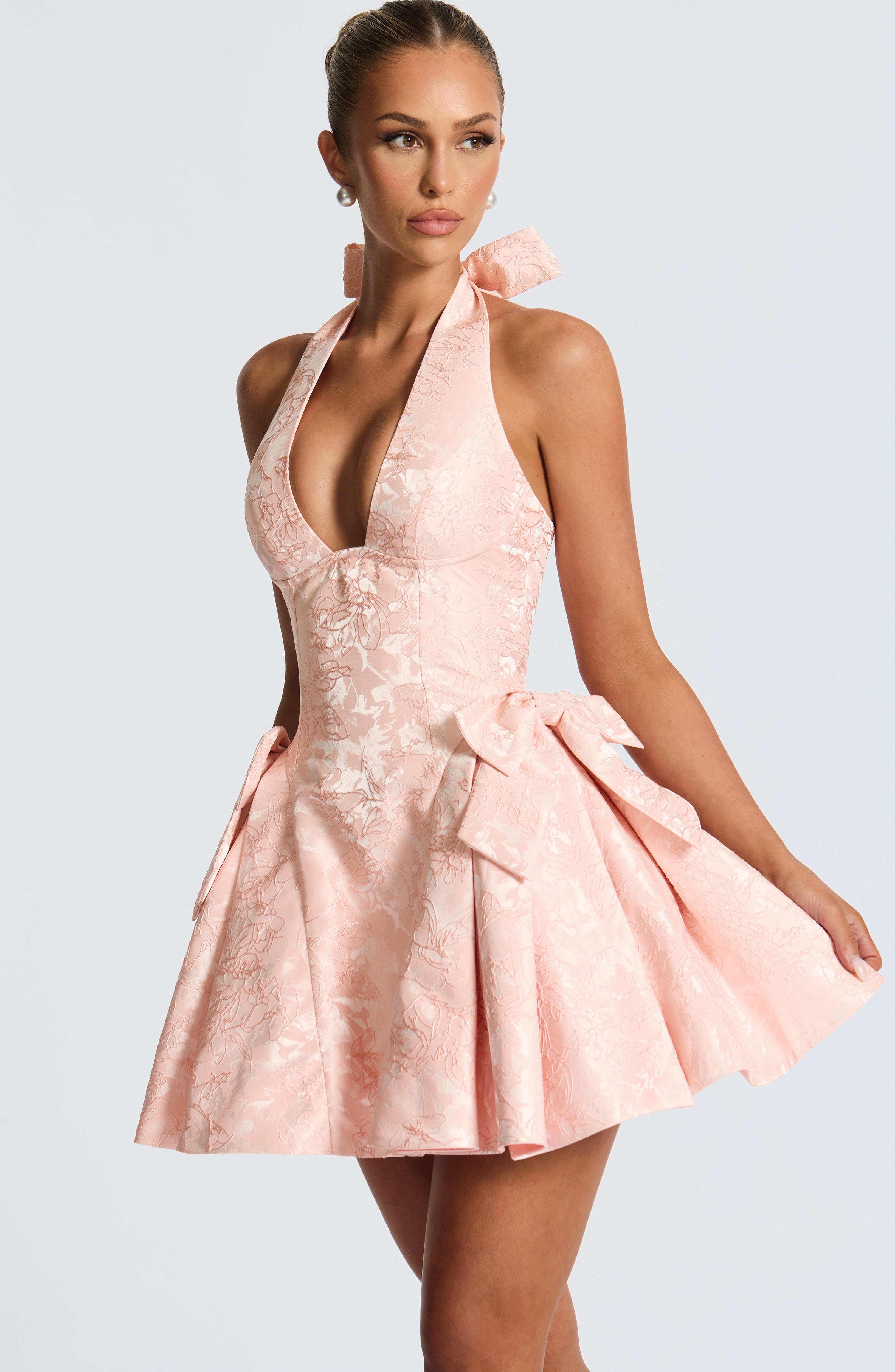 Mini Dress - Soft Peach
