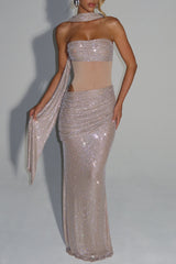 Maxi Dress - Nude