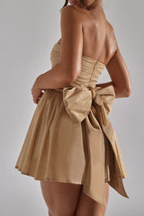 Mini Dress - Gold Sparkle