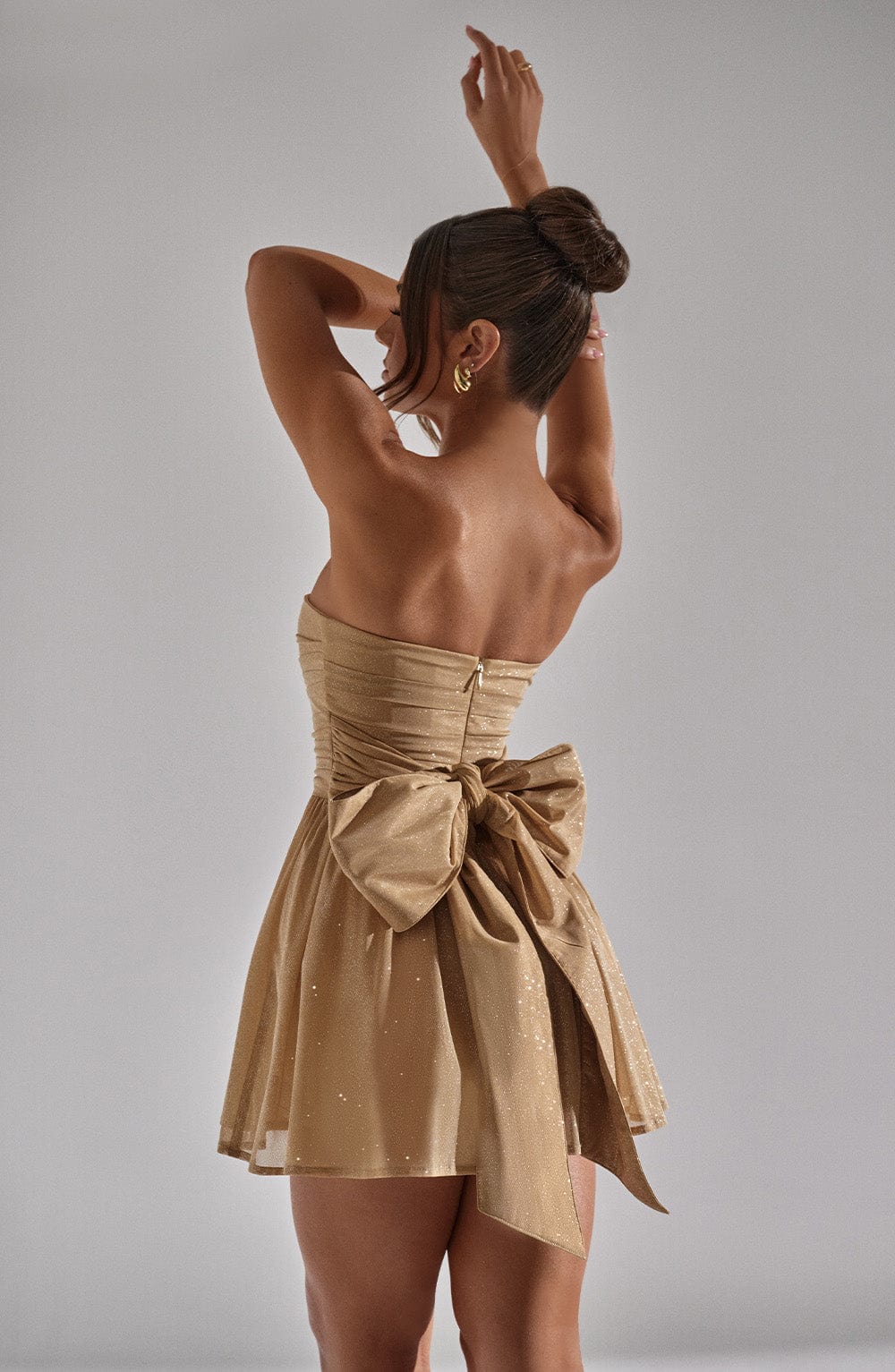 Mini Dress - Gold Sparkle