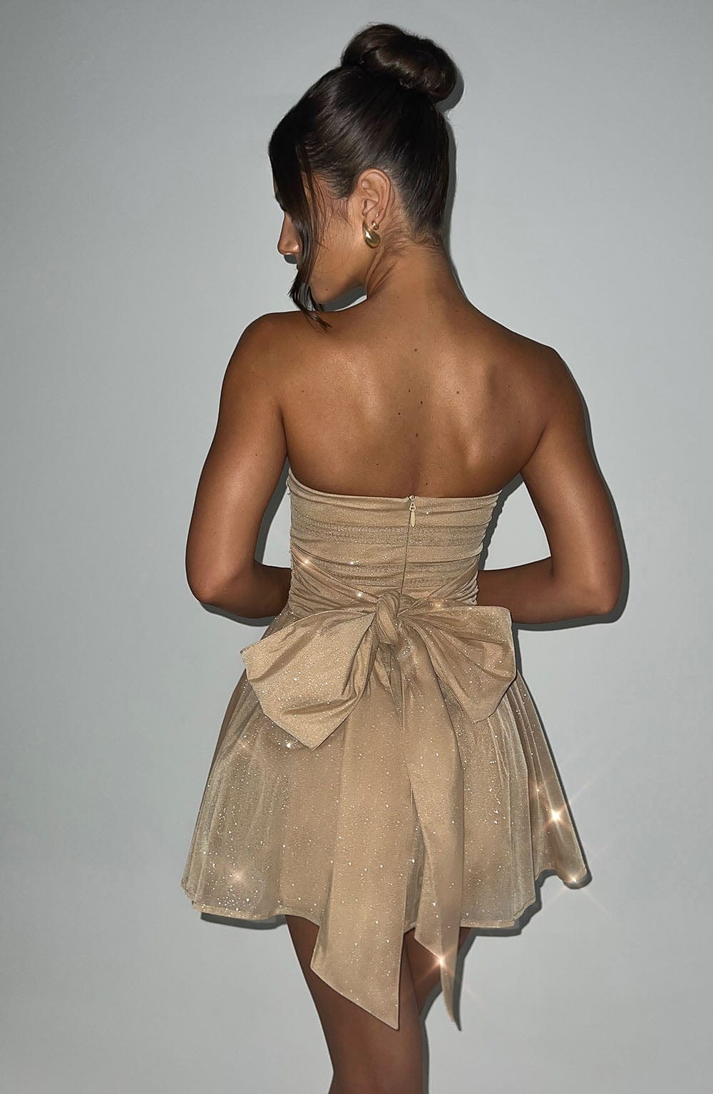 Mini Dress - Gold Sparkle