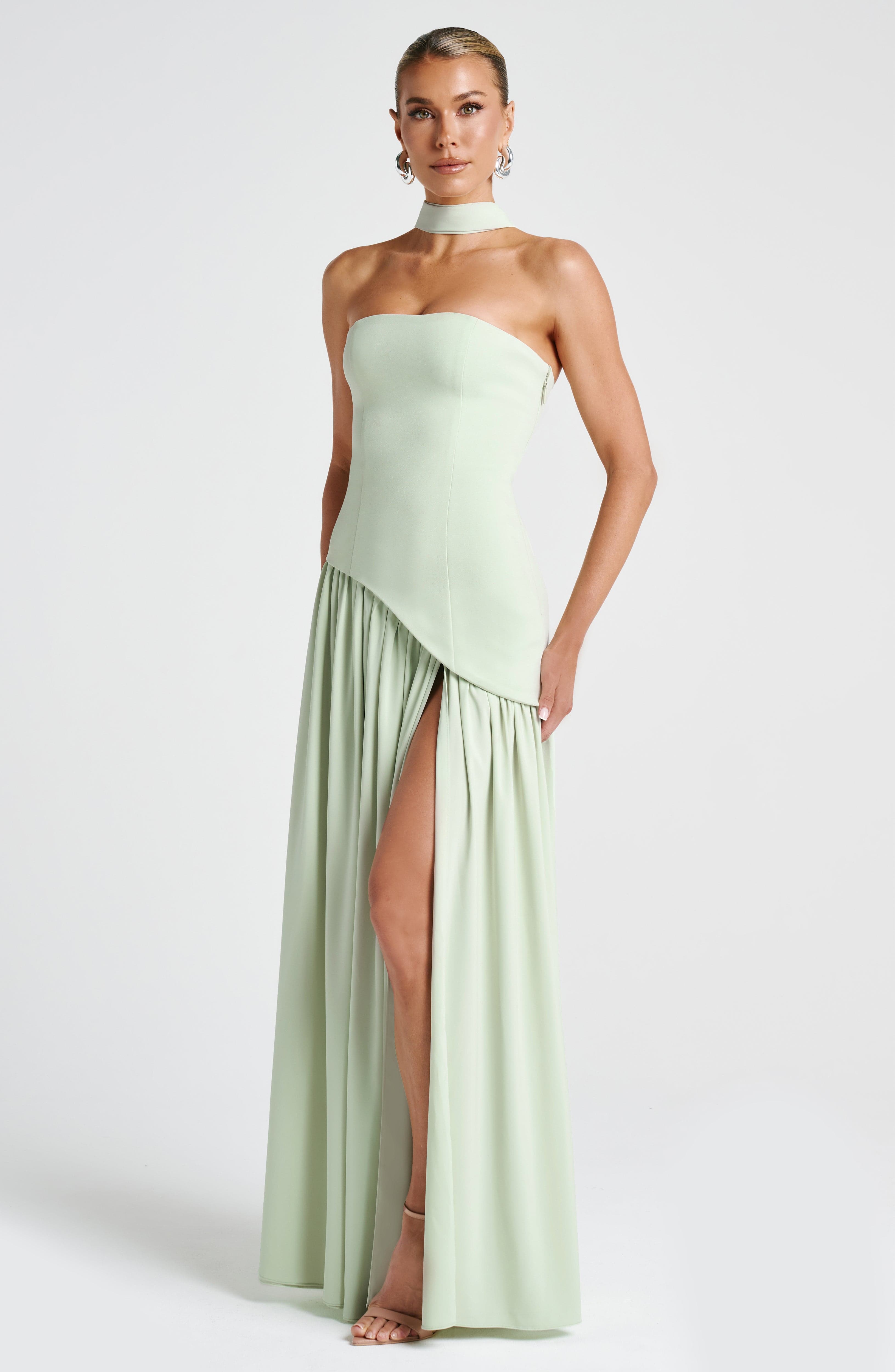 High Maxi Dress - Mint
