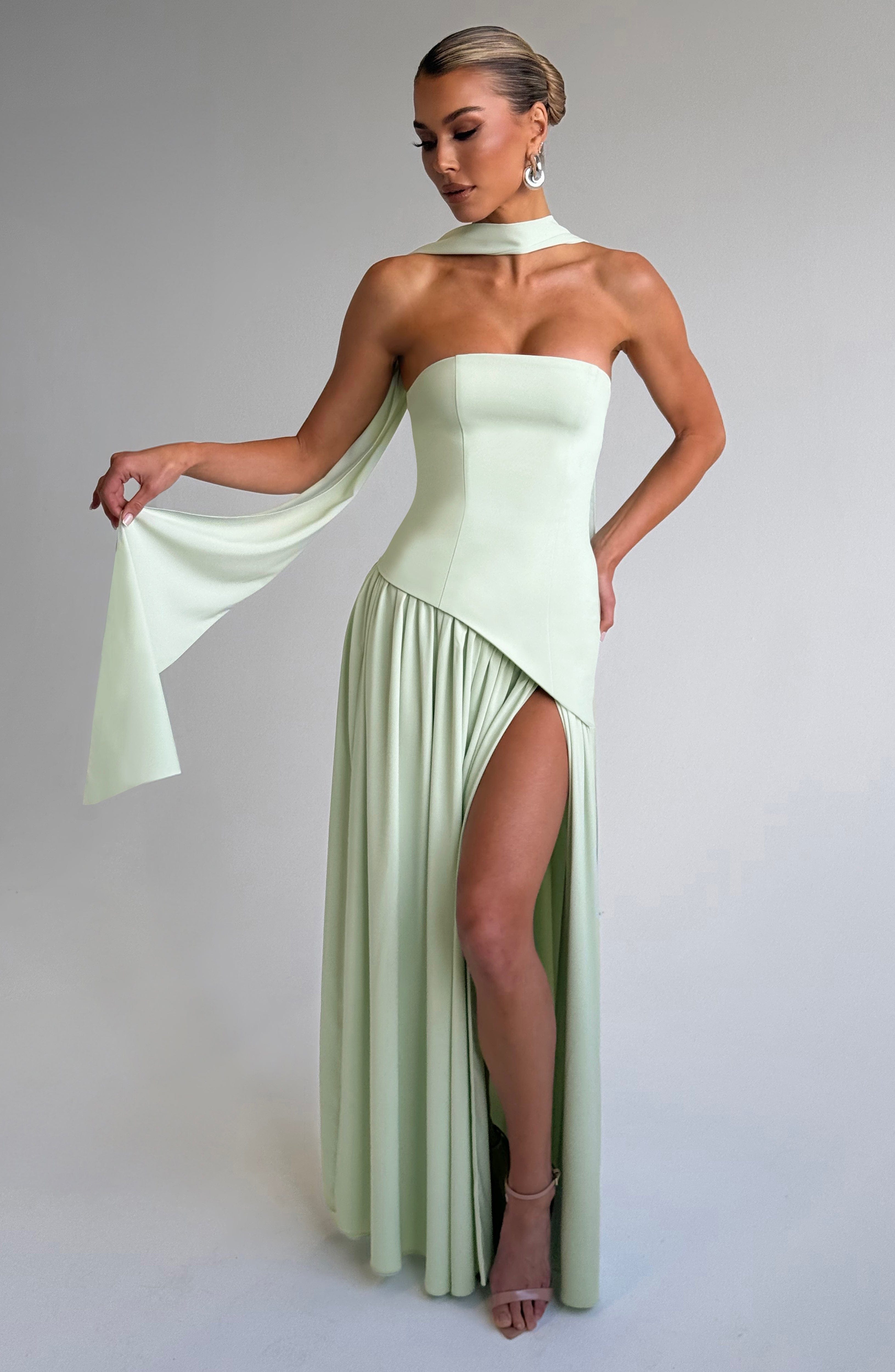 High Maxi Dress - Mint