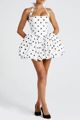 Mini Dress - Black Print