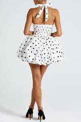 Mini Dress - Black Print