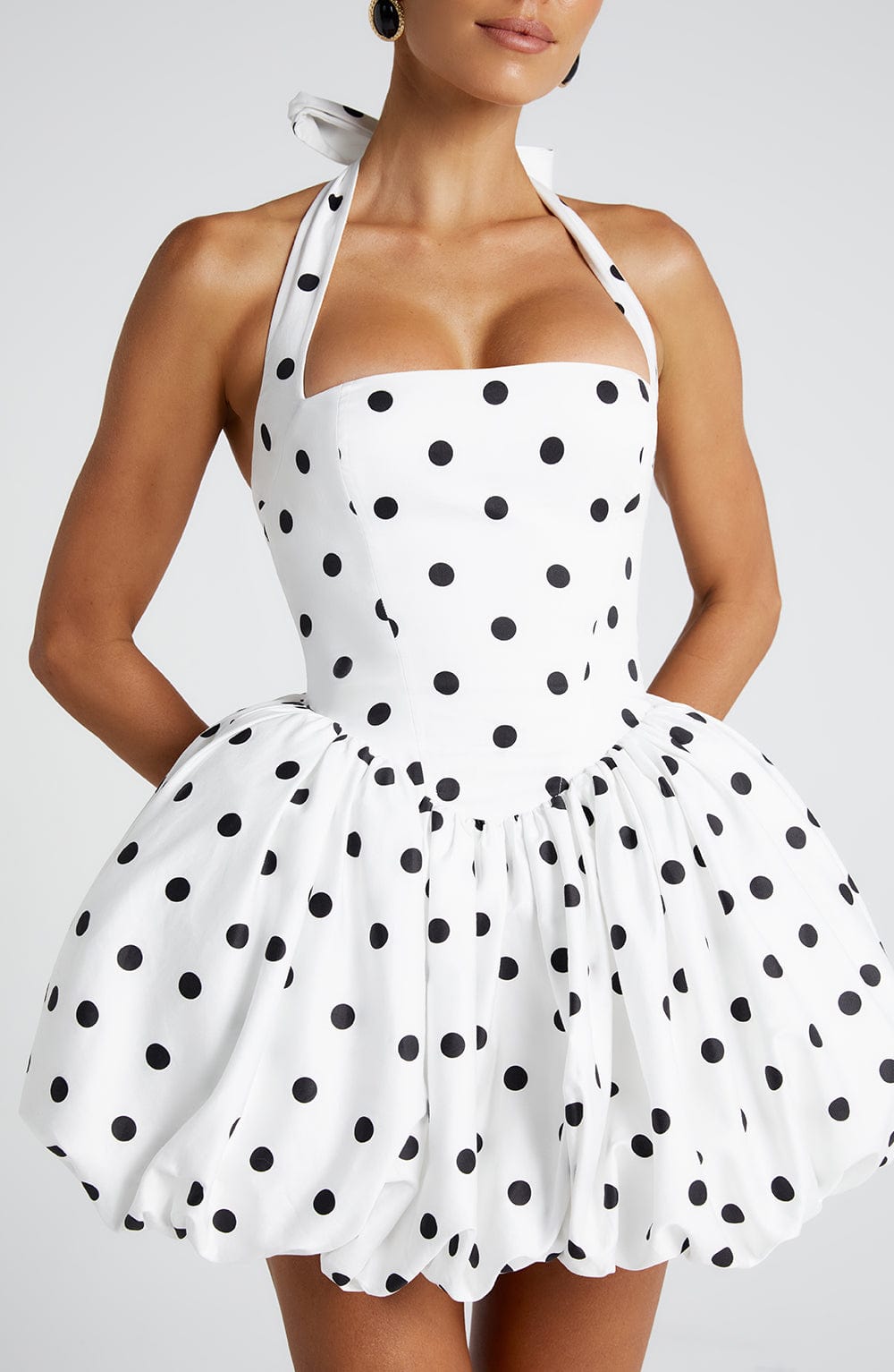 Mini Dress - Black Print