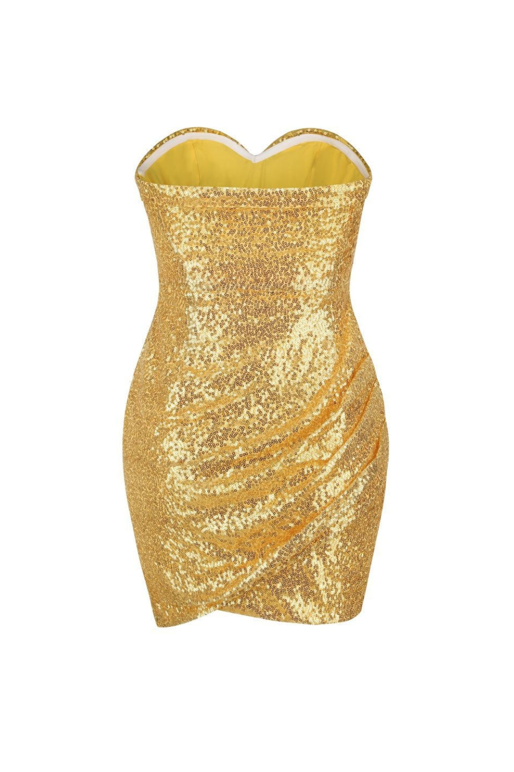 Sequin Mini Dress in Gold