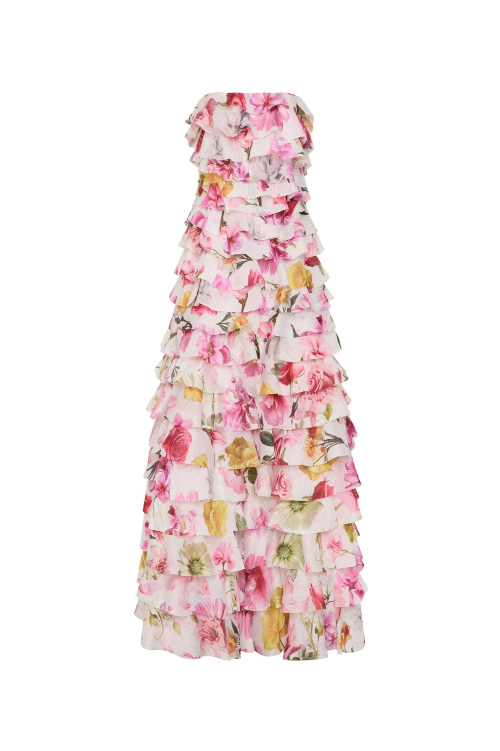 Cathy Floral Print Maxi Dress in Pink