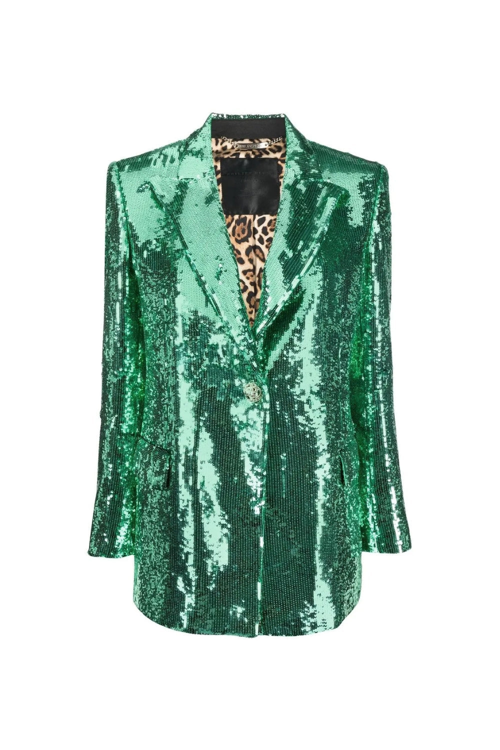 Embellished Blazer in Green