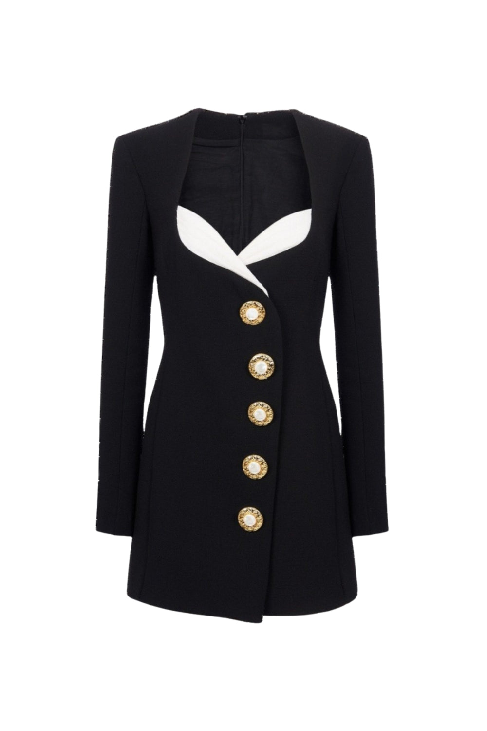 Buttoned Mini Dress