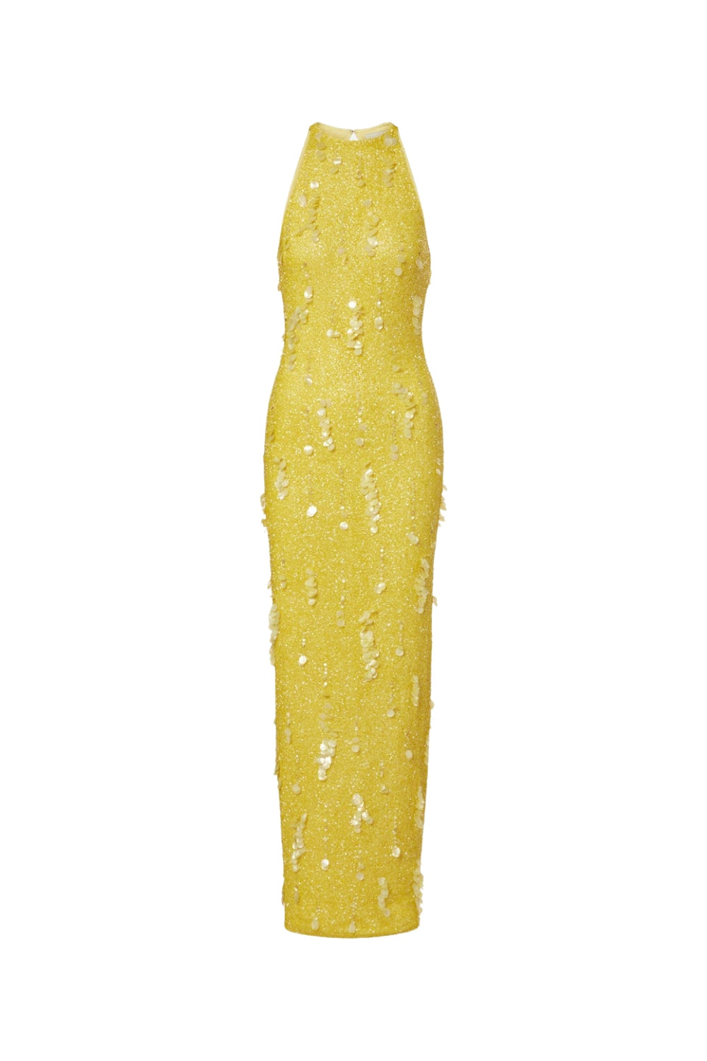 Seed Sleeveless Maxi Dress in Yellow