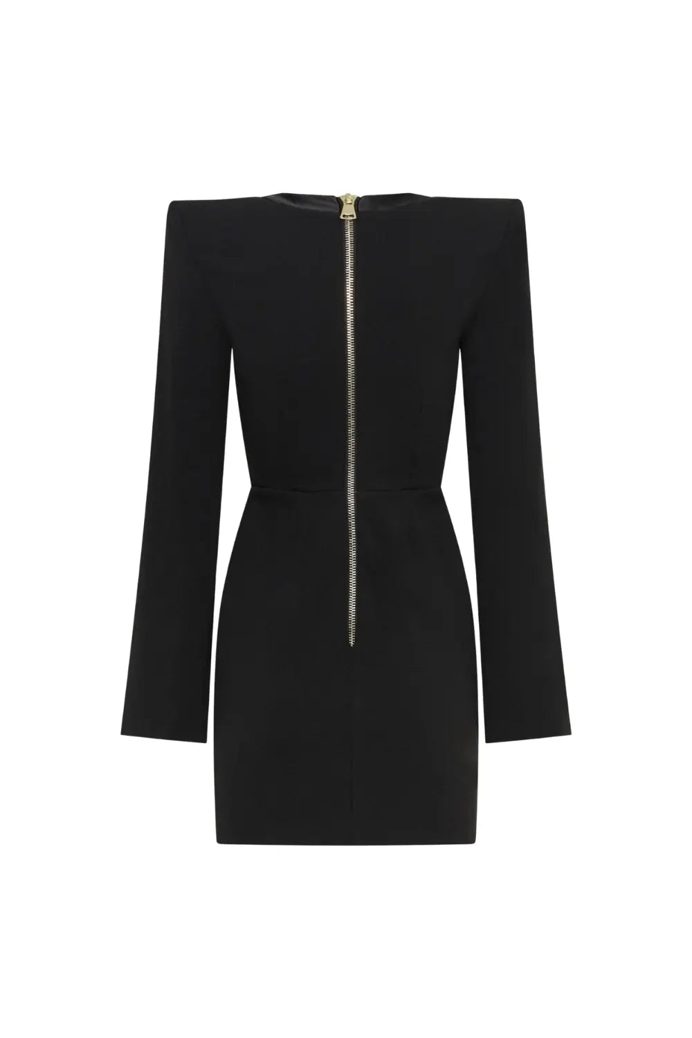 Buttoned Split Sleeve Mini Dress