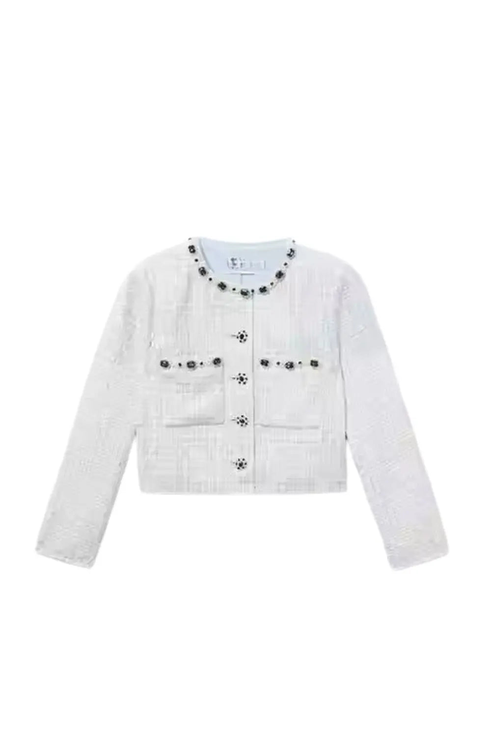 Blue Embellished Jacket