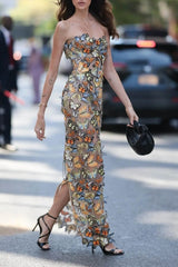 3D Lace Maxi Dress