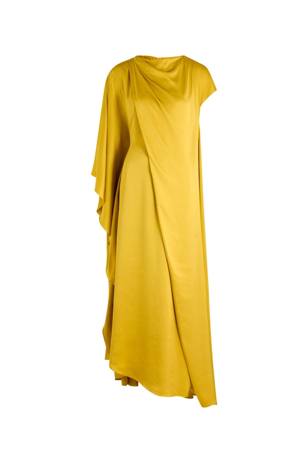 Yellow Silk Maxi Dress