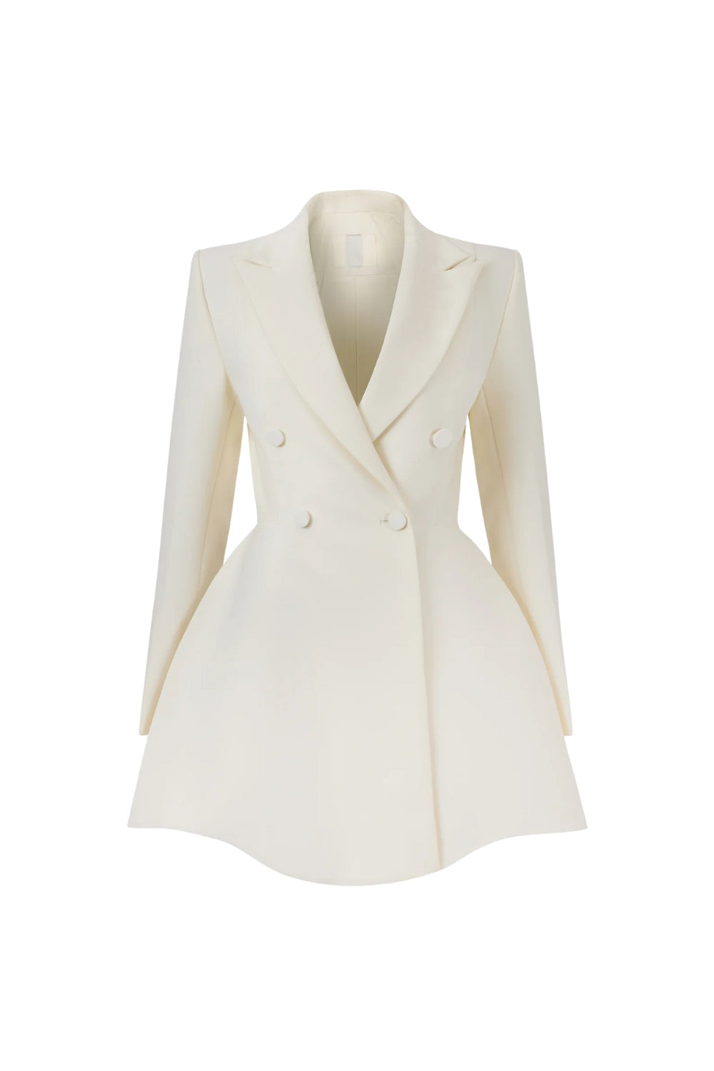 A-Line Blazer Mini Dress in Beige