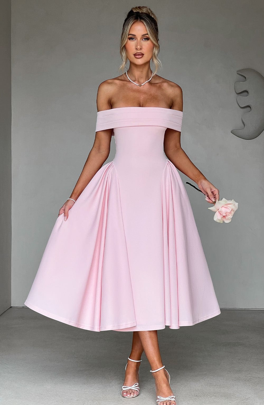 Midi Dress - Blush