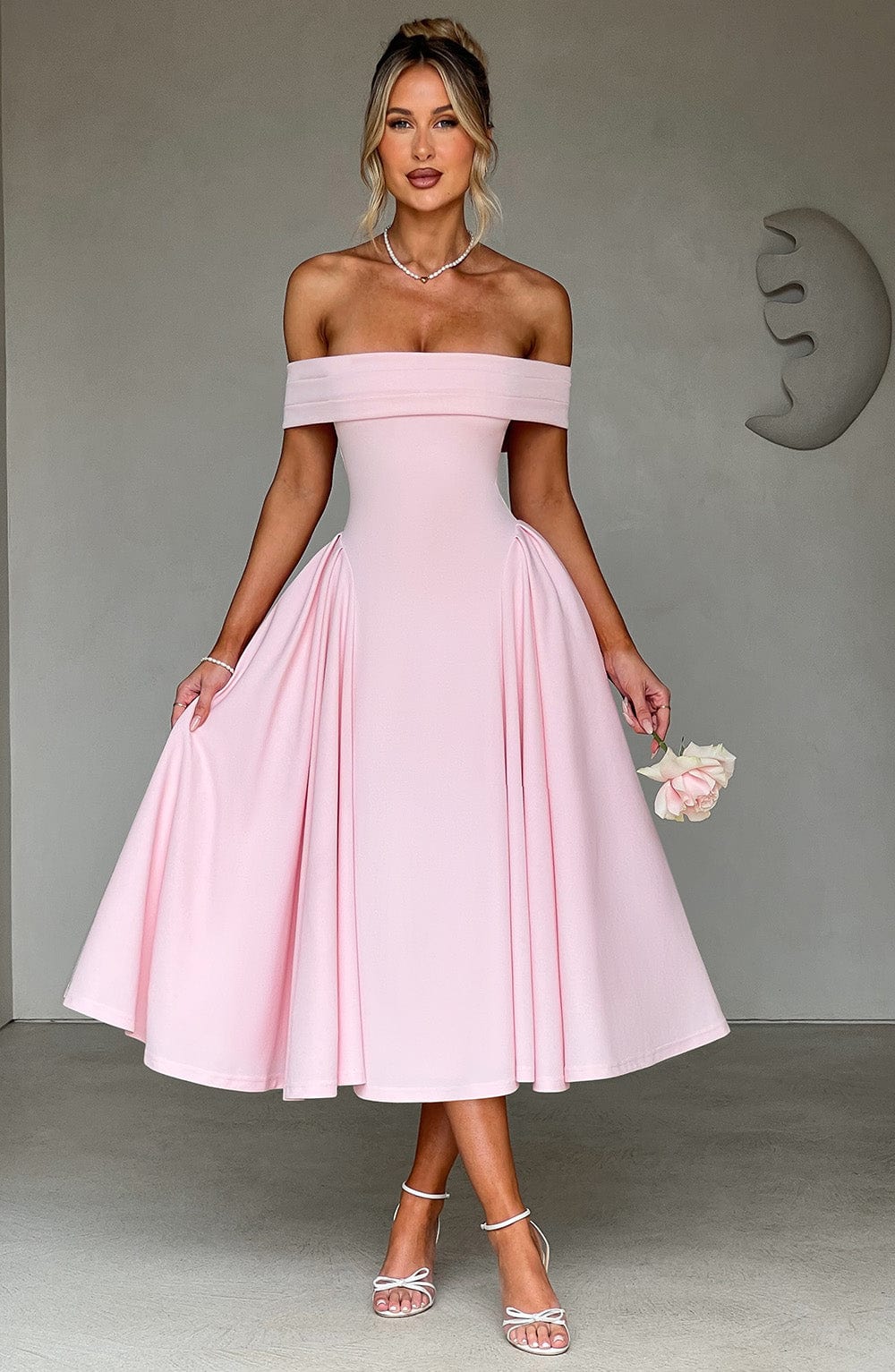 Midi Dress - Blush