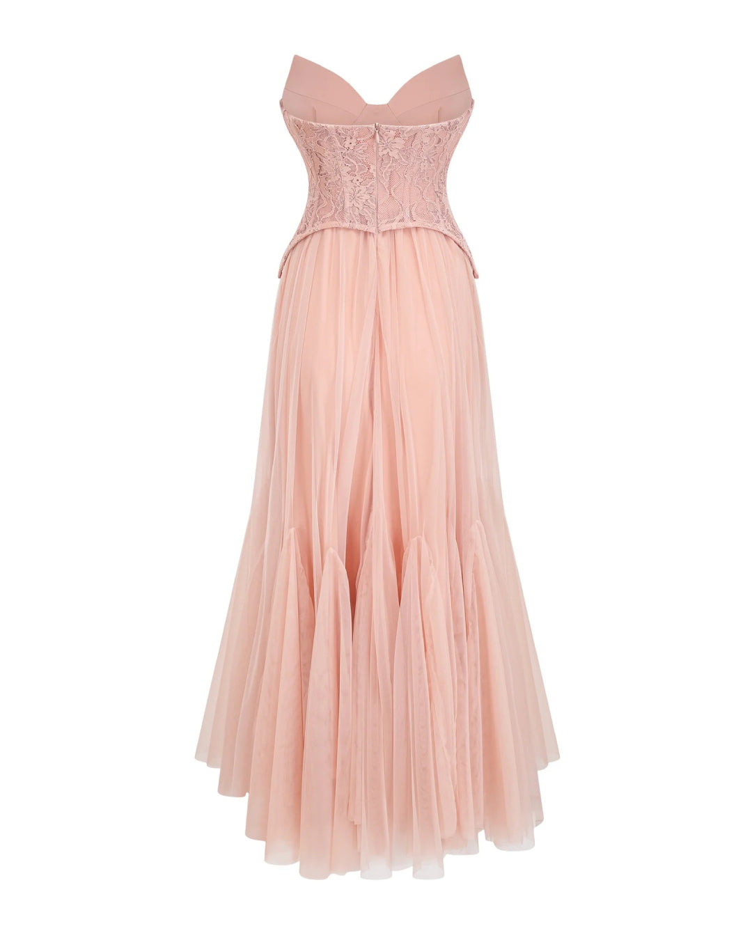 Lace Corset Maxi Dress â€?Blush