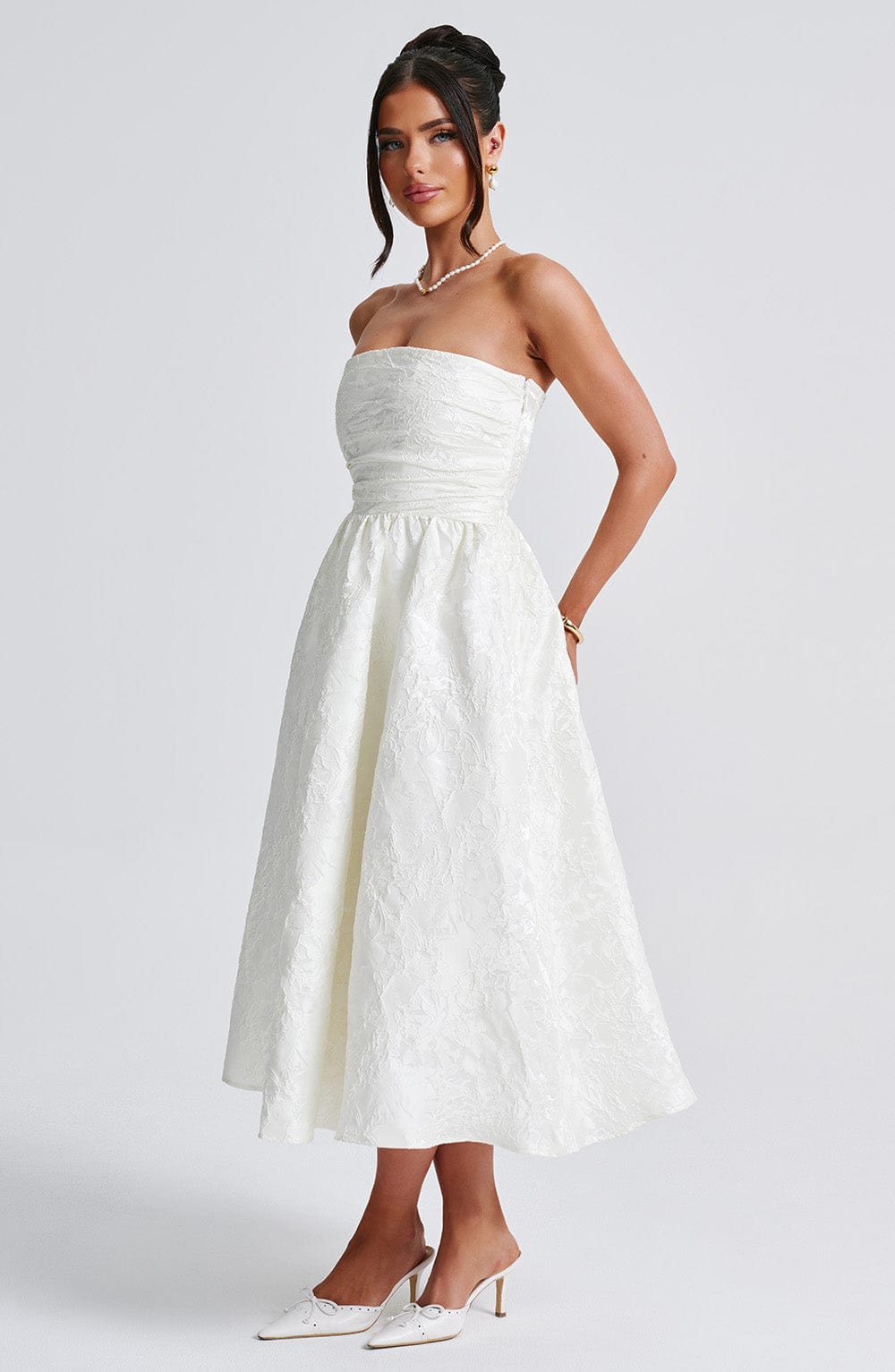 Midi Dress - Ivory