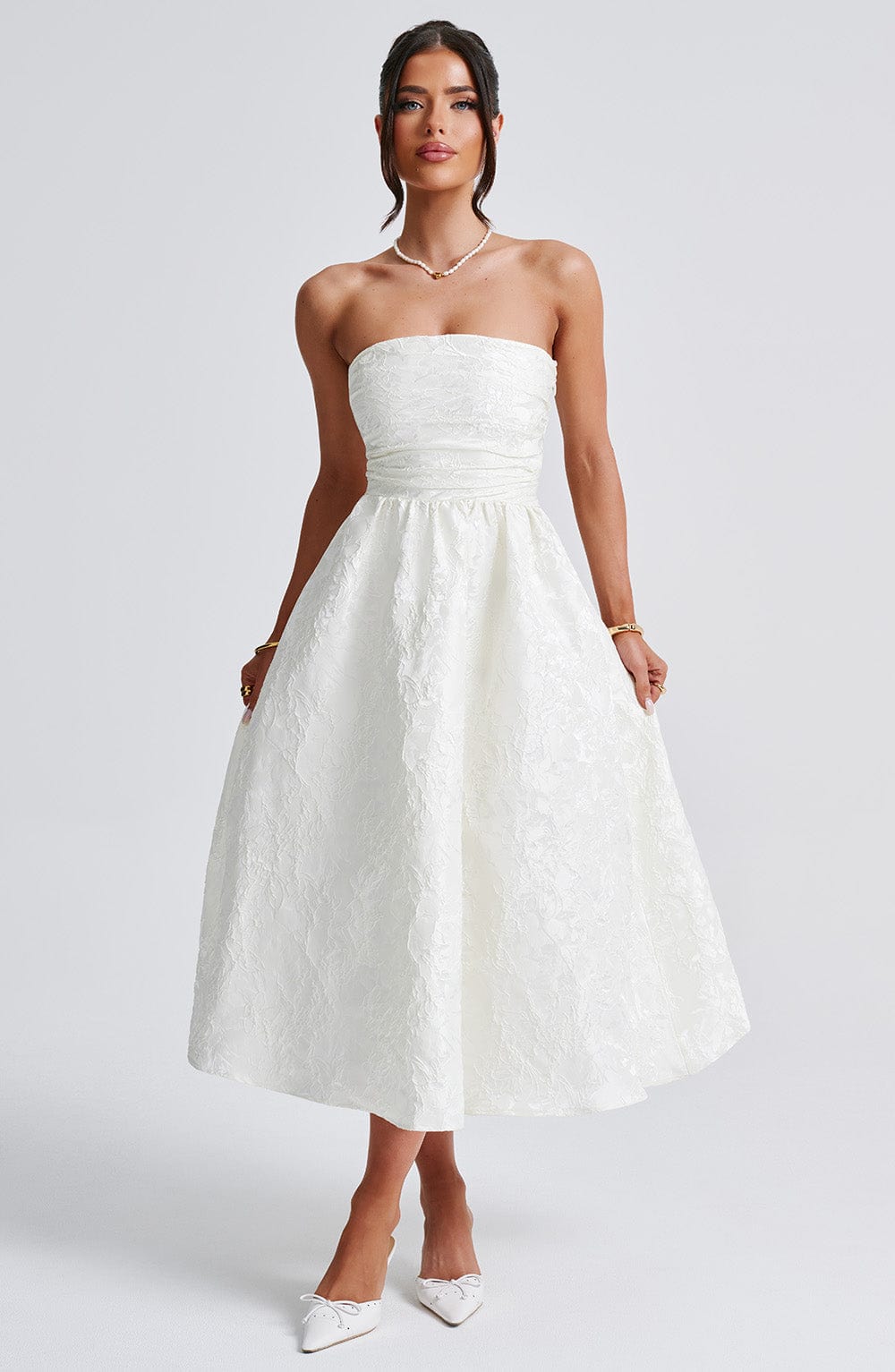 Midi Dress - Ivory