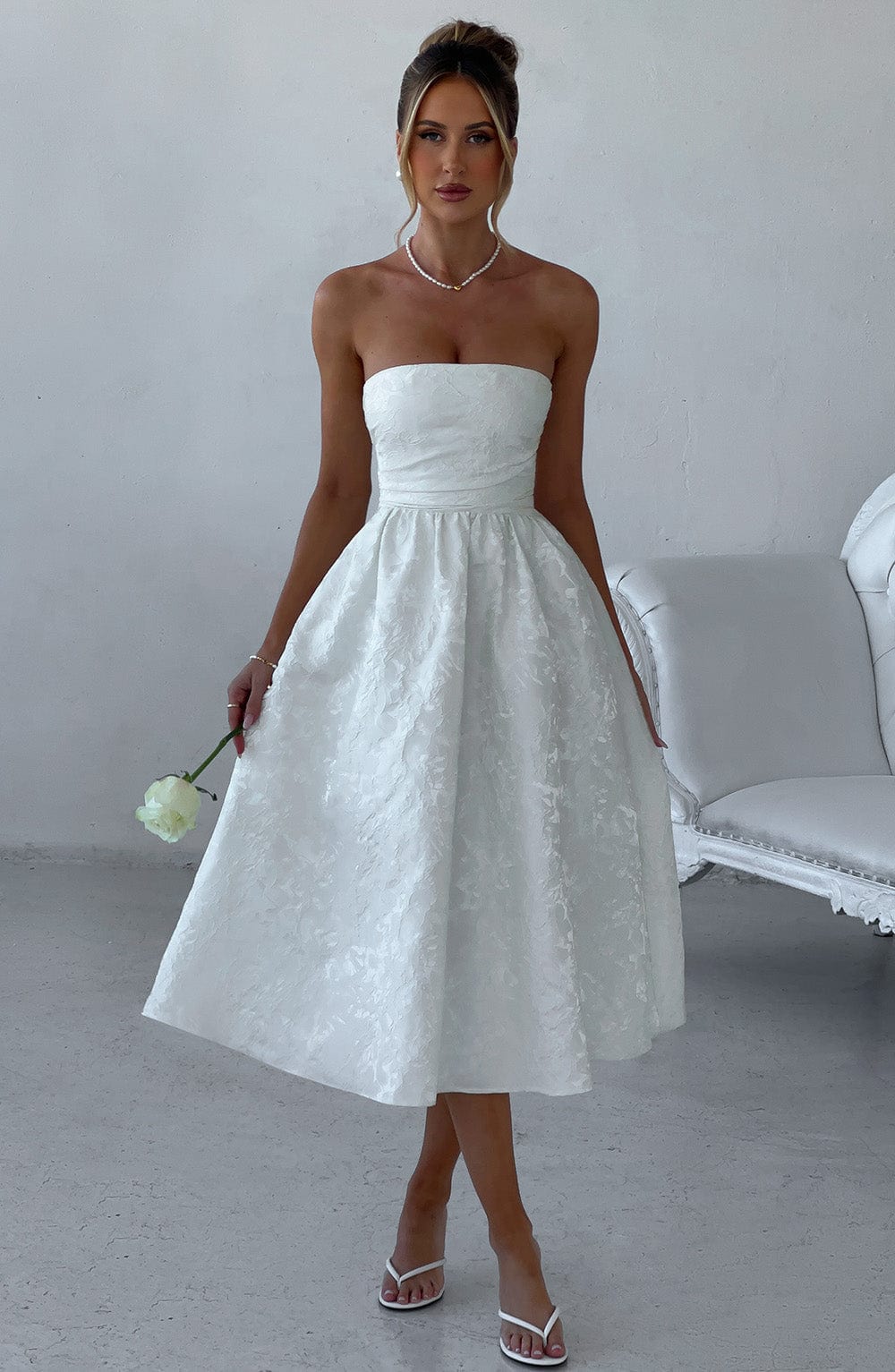 Midi Dress - Ivory