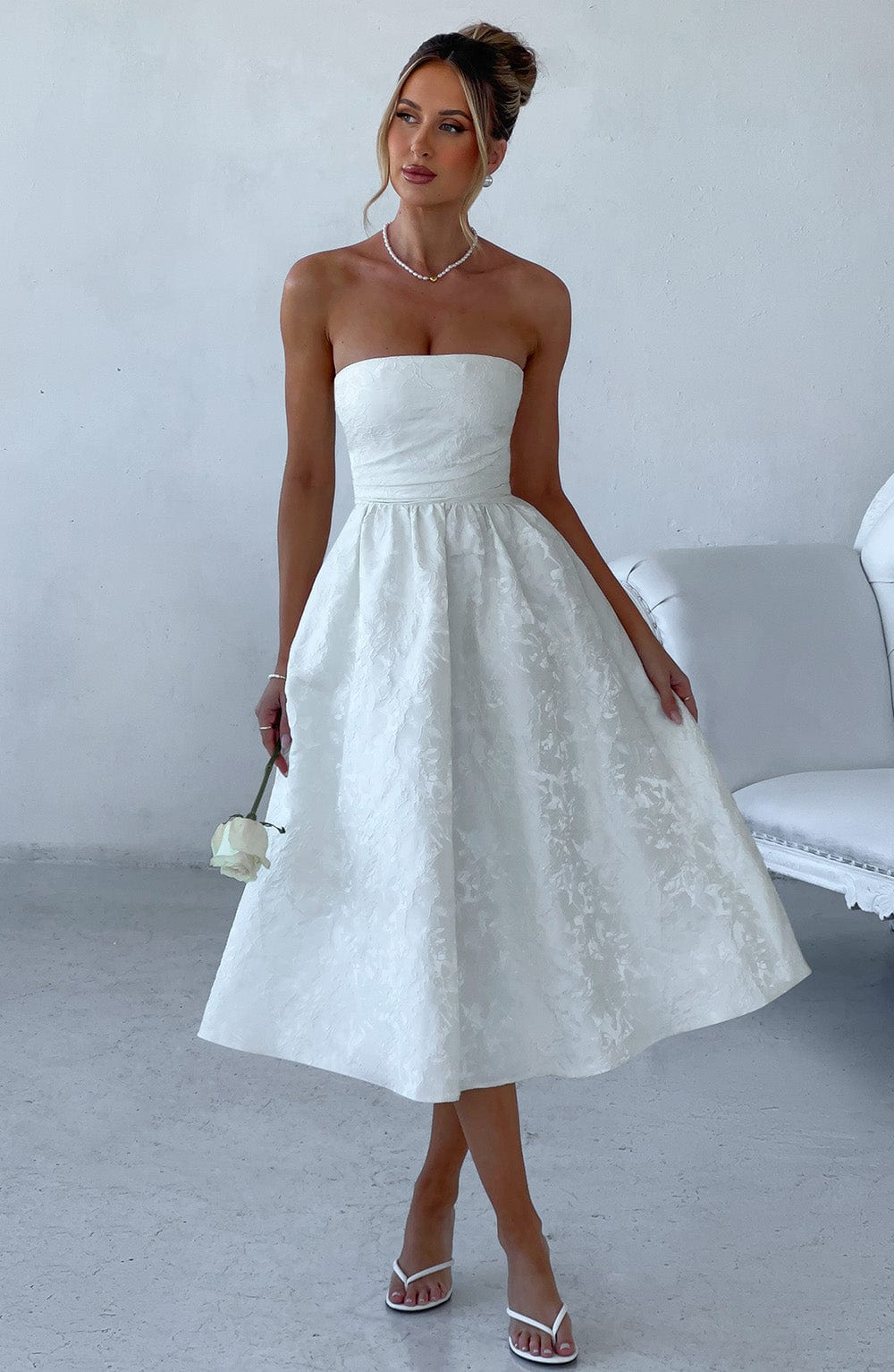 Midi Dress - Ivory