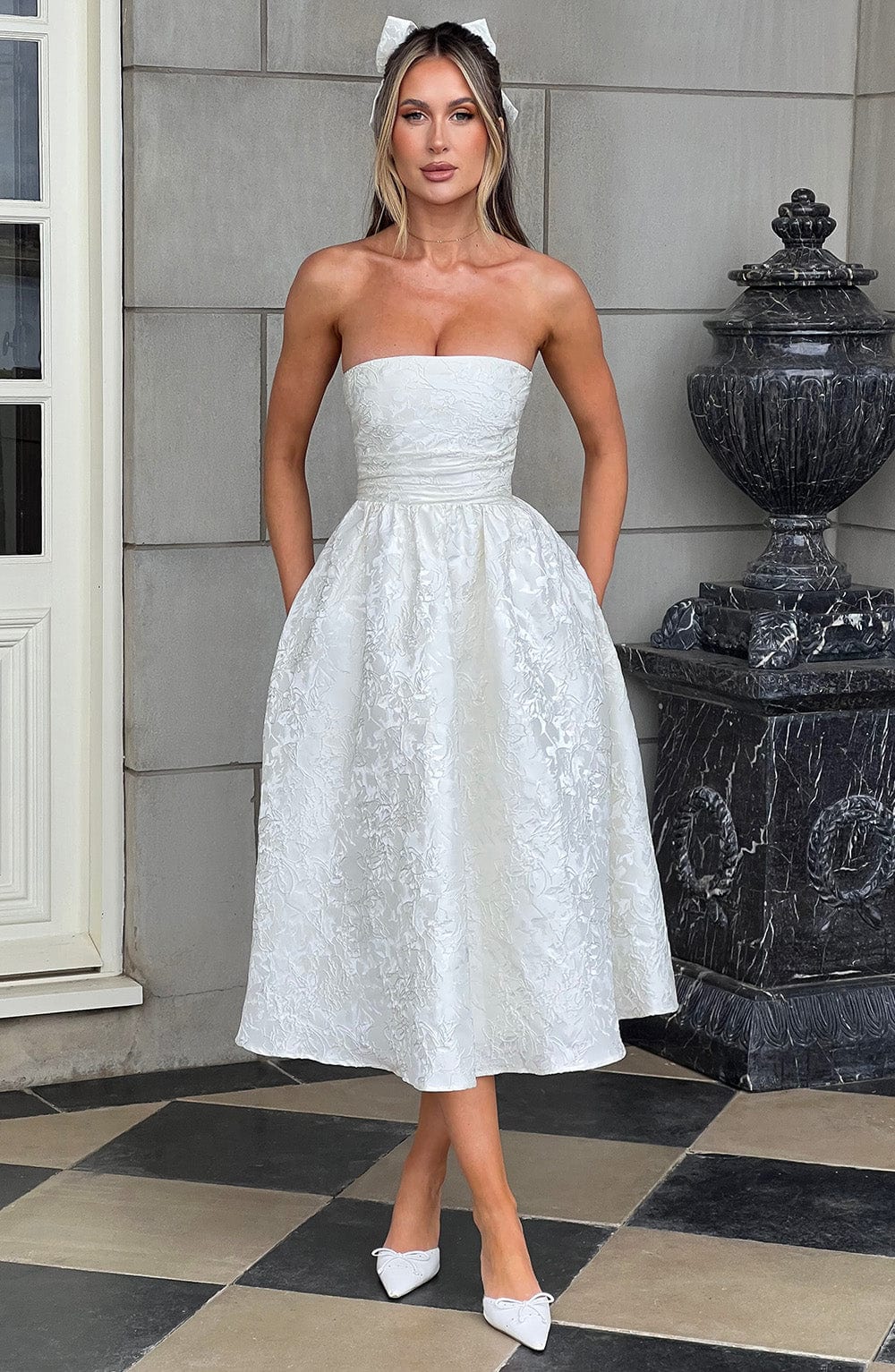 Midi Dress - Ivory