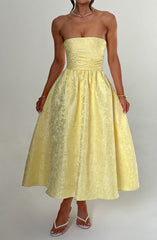 Midi Dress - Lemon