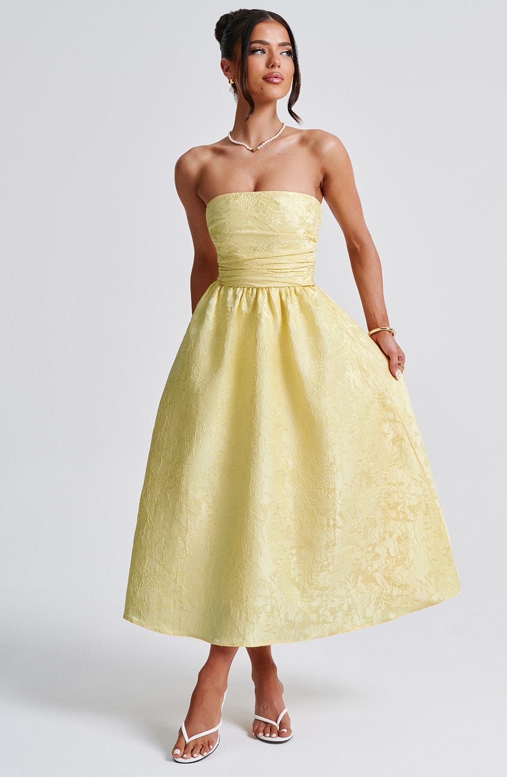 Midi Dress - Lemon